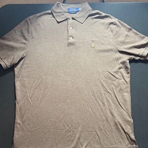Polo by Ralph‎ Lauren Men's Taupe Polo Shirt